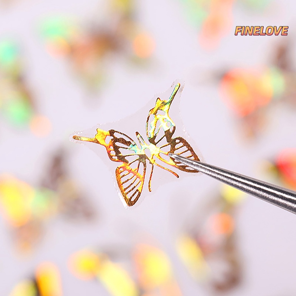 Miếng Dán Hình Bướm Trang Trí Móng Tay Nghệ Thuật