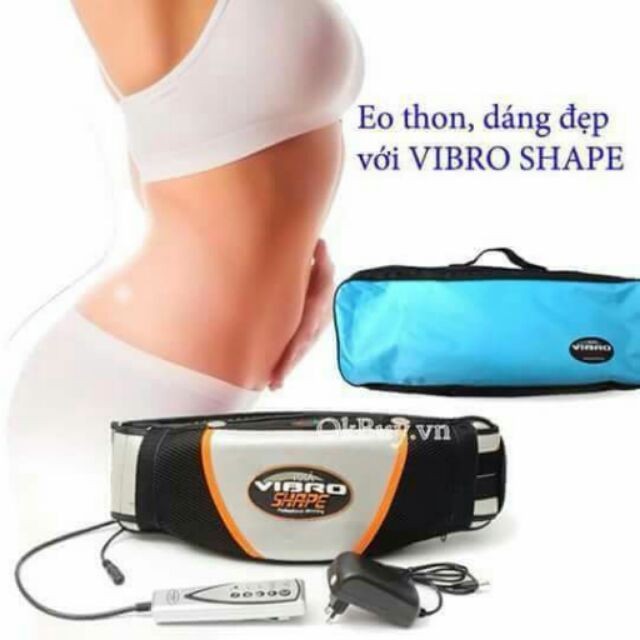 Đai rung nóng Vibro cao cấp - Đai rung nóng đánh tan mỡ bụng