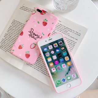 [ Freeship toàn quốc từ 50k ] ỐP lưng DÂU TÂY - Ốp Iphone