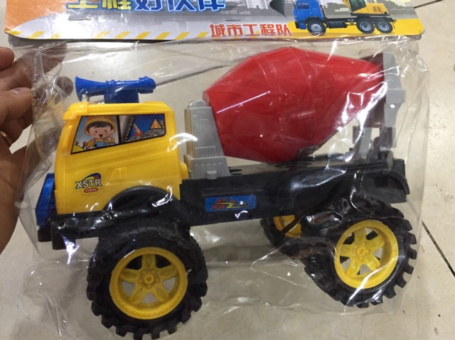 Xe chở bê tông trộn chất nhựa dẻo cao cấp- đồ chơi trẻ em