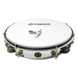 Trống lắc tay - Lục lạc gõ bo Inox Tambourine Yamaha MT6-102A (Trắng đục)