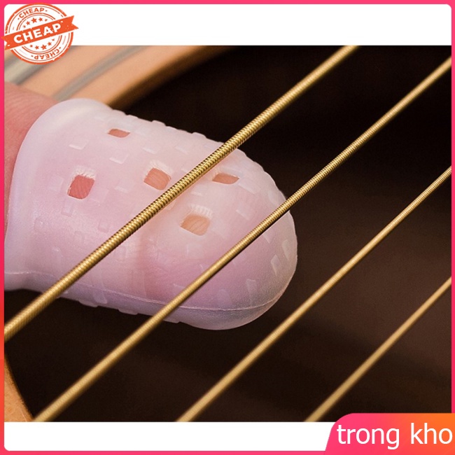 Set 5 vỏ bọc ngón tay chống trượt giảm đau khi chơi đàn guitar điện/ guitar acoustic/ ukulele