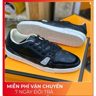 Giày snk nam lv tăng chiều cao mặt da hàng cao cấp, giày lv nam fullbox.