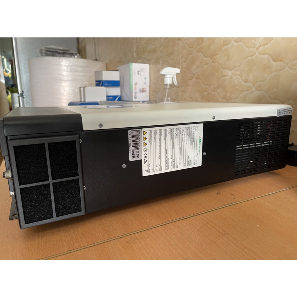 Inverter độc lập & hòa lưới, biến tần Hybrid Luxpower 5kW - 2MPPT 6000W pin mặt trời - Mã SNA 5000 WPV chính hãng