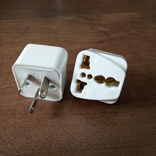 Phích Cắm Chuyển Đổi 3 Chân chéo sang 3 Chân