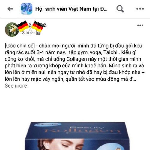 - Collagen Đức Kollagen 1000 trẻ hóa làn da