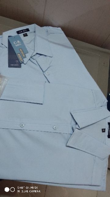 [Freeship Từ 99k] Áo sơ mi nam trơn xanh nhạt dài tay dáng Slimfit ôm body | BigBuy360 - bigbuy360.vn