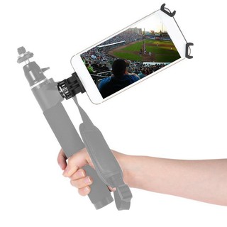 Foldable Smartphone Clip Holder Adjustable Clamp Bracket with 1/4inch Screw