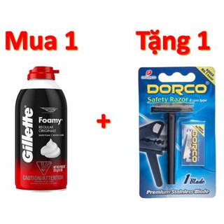 Mua 1 Bọt Cạo Râu Gillette tặng 1 Dao Cạo Râu Dorco