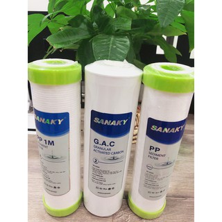 Bộ 3 lõi lọc thô 1,2,3 sanaky chính hãng