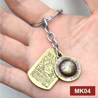 Móc Khóa One Piece Hình Lệnh Truy Nã Củ Luffy Bằng Hợp Kim Chống Rỉ Với Mức Truy Nã Mới Nhất