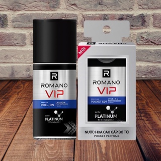 Lăn khử mùi romano vip 50ml vision + nước hoa 18ml