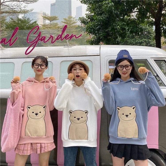 bst Áo mũ gấu quả bông KT5019 03