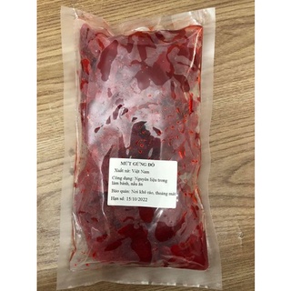 Nhân trung thu - mứt gừng đỏ 100g