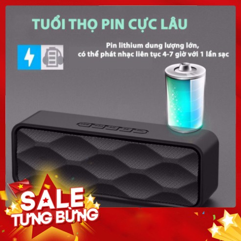 [FREE SHIP] Loa Bluetooth Siêu Trầm, Tích Hợp Loa Kép Cho ÂM Thanh Sống Động, Sắc Nét HOT