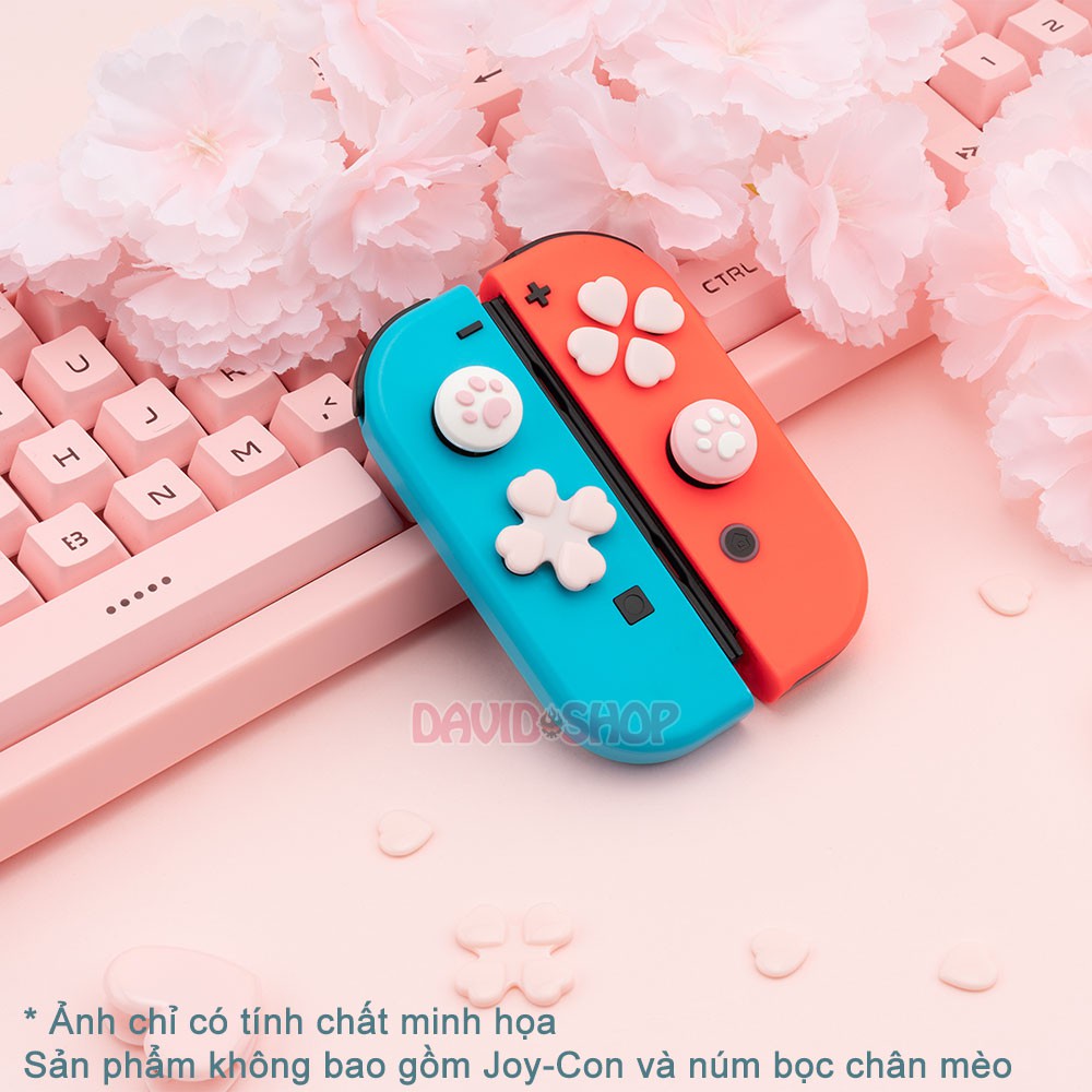 Nút bấm + D-pad dán chính hãng Geekshare cho Joy-Con - Nintendo Switch