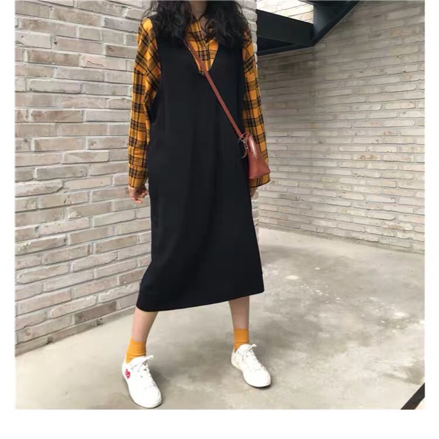 Set Yếm Sơ Mi