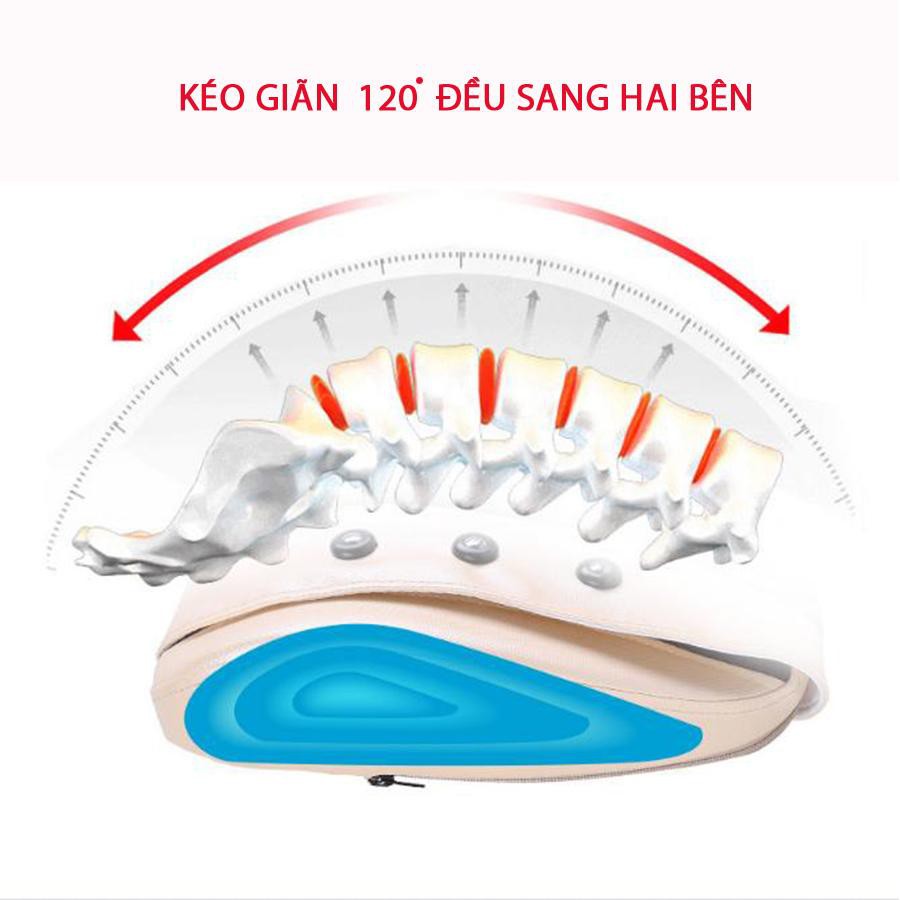 [HÀNG CÔNG TY] Gối massage,Bơm hơi,Làm Nóng Trị Liệu - Cải thiện thoái hóa,thoát vị
