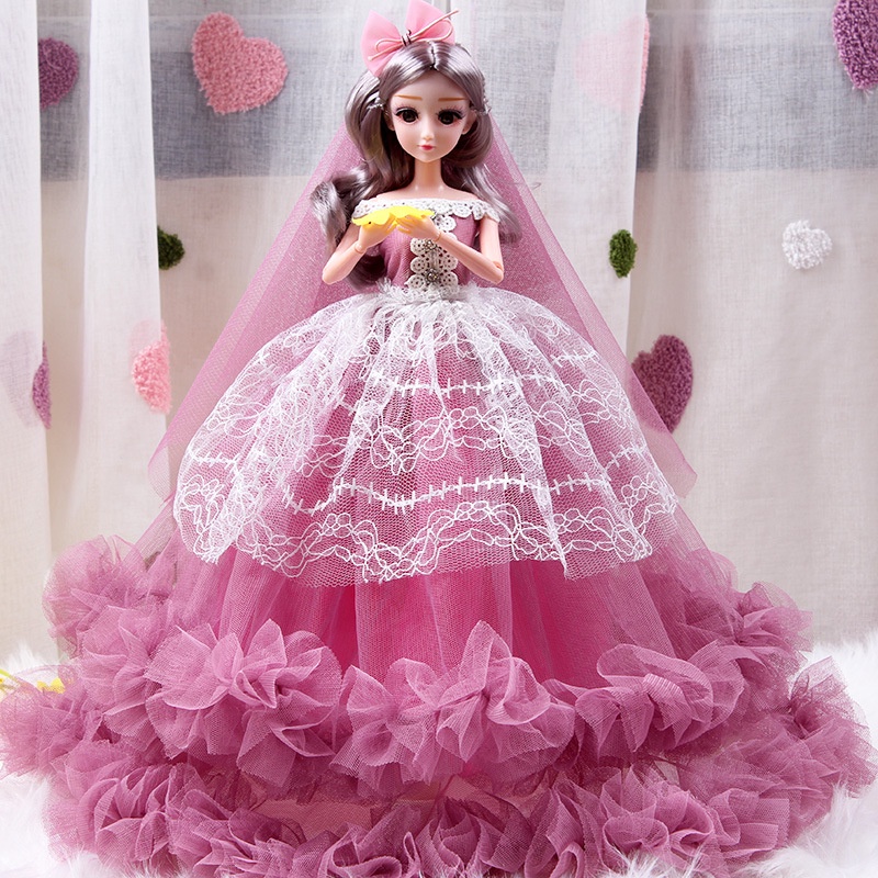 Búp Bê Barbie. Đồ Chơi Búp Bê Công Chúa Cao 30cm. Có Khớp. Sản Xuất Tại Việt Nam.