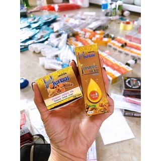 Kem và serum nghệ herbal thái lan