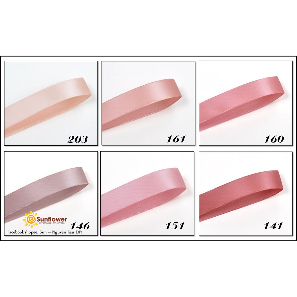 Set ruy băng satin link 2