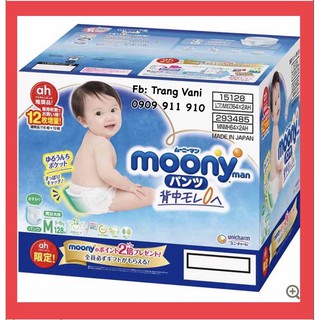 Tã Bỉm MOONY Nội Địa Nhật dán/quần S90/M68/L58