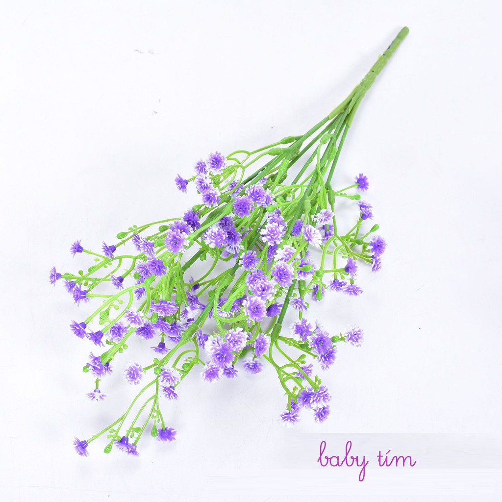 Hoa giả - HOA BABY NHỰA nhiều màu cực xinh