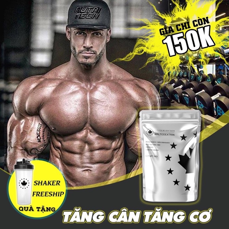 SỮA TĂNG CÂN MALTODEXTRIN CANADA WEIGHT GAIN (mua 2 tặng bình lắc)