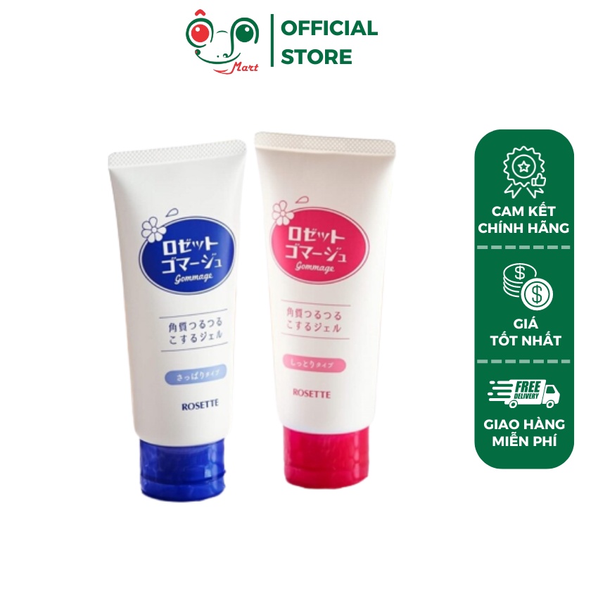 Gel tẩy tế bào chết Rosette Peeling Gel Nhật Bản 120g