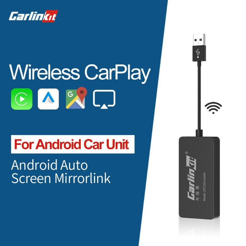 Carlinkit CPC200- 2021- Kích hoạt Apple Carplay không dây dùng cho xe Ô tô màn Android