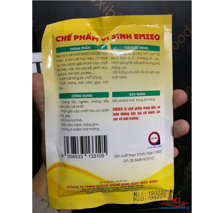 Men Vi Sinh Tiêu Hủy Chất Thải Hầm Cầu, Bể Tự Hoại Bị Đầy