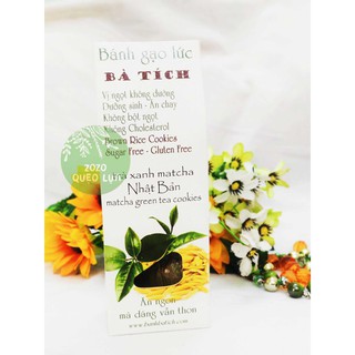 Bánh gạo lứt vị trà xanh Matcha 100gr