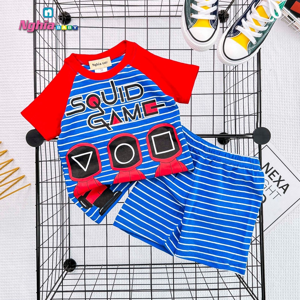 Đồ bộ bé trai NGHĨA BABY dành cho bé từ 9-21kg