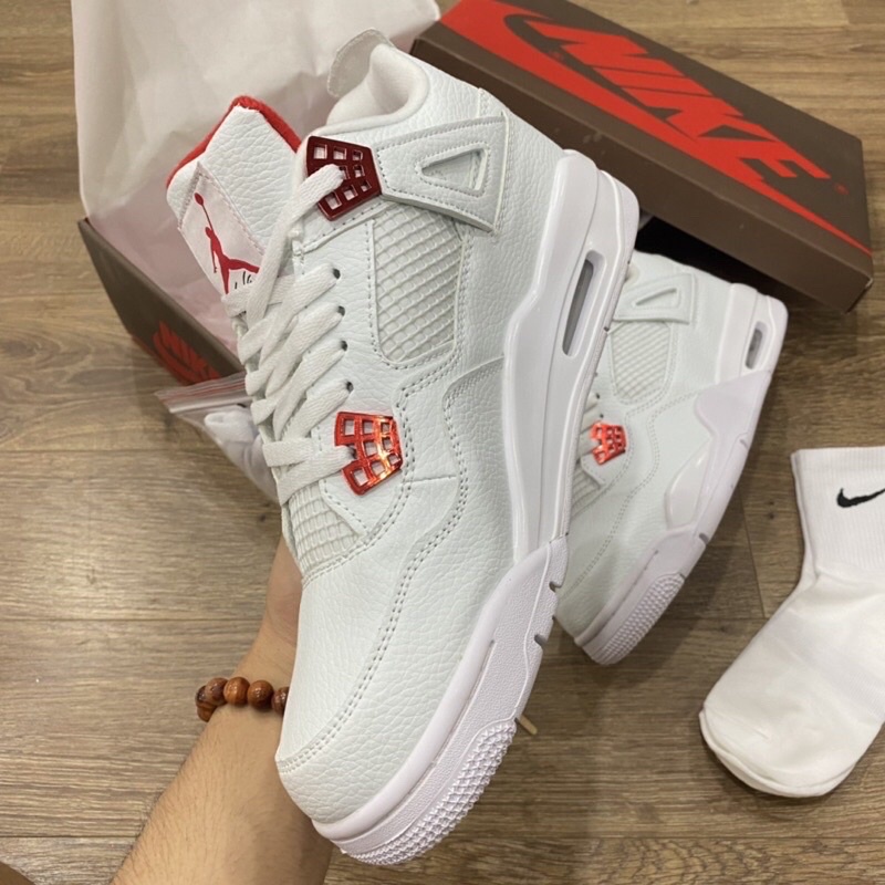 GIÀY JD4 RETRO METALLIC RED LAI AU SC