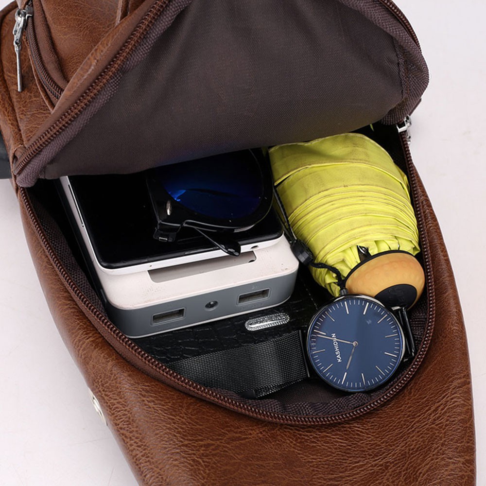 Túi đeo trước ngực nam phong cách Hàn Quốc | BigBuy360 - bigbuy360.vn