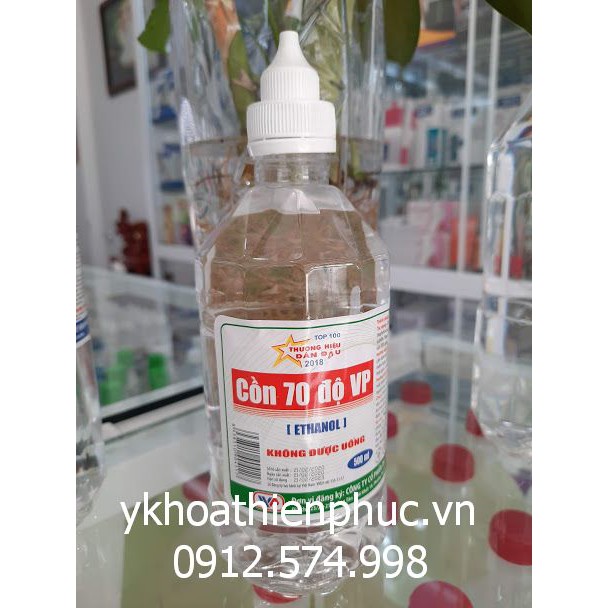 Cồn 70 độ hoặc 90 độ Vĩnh Phúc 500ml/1000ml