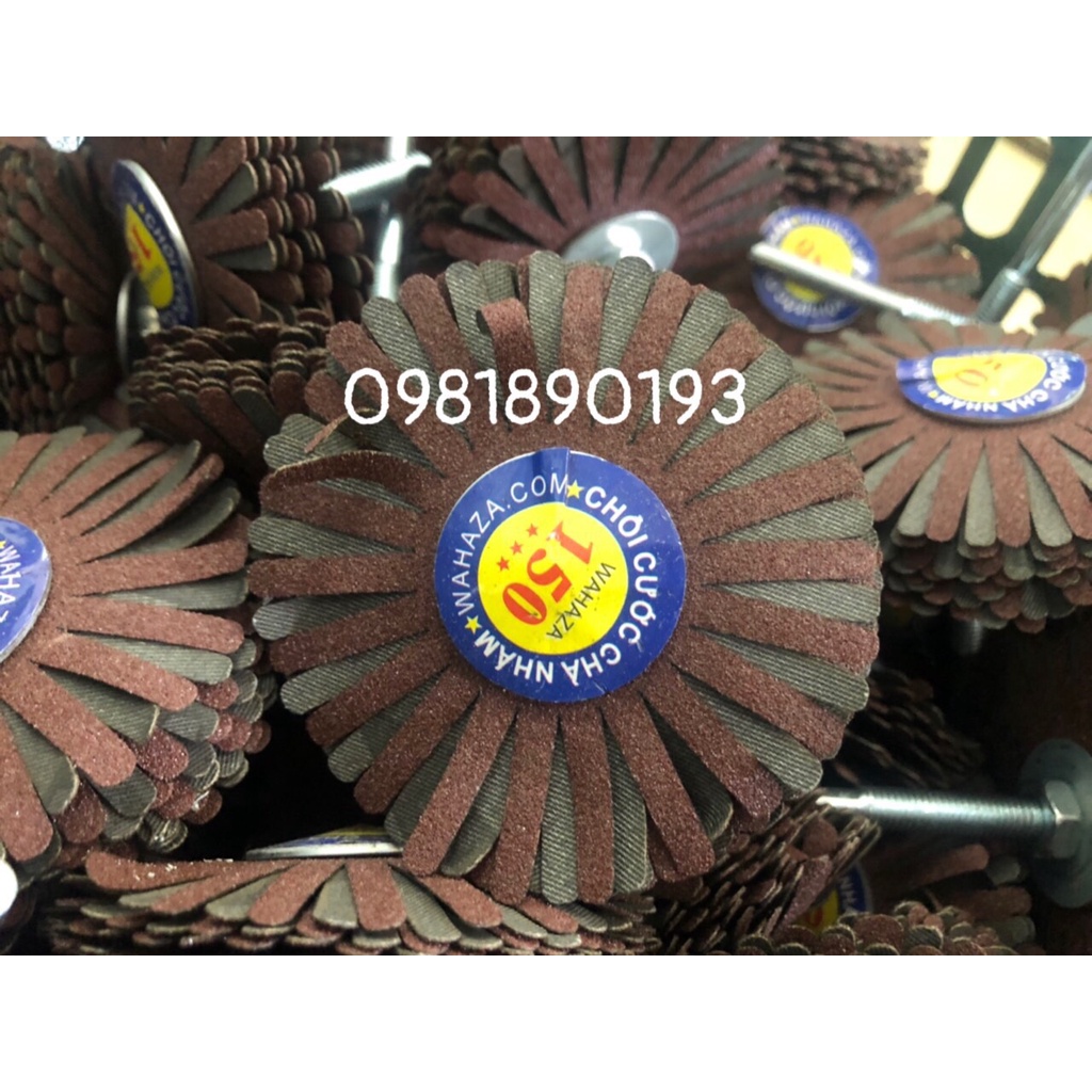 Chổi giấy nhám đánh bóng và phá thô trên gỗ