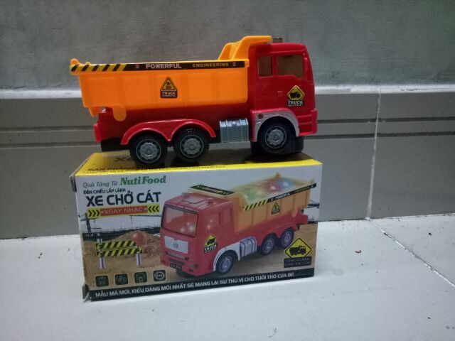 XE CHỞ CÁT CHẠY PIN NUTI