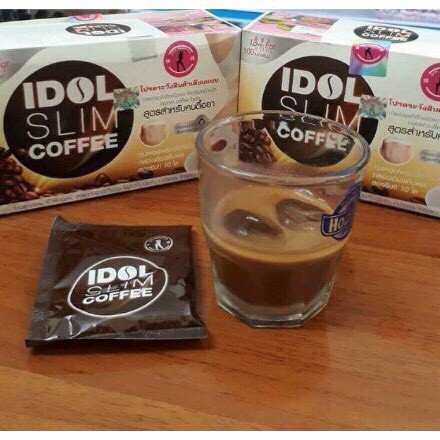 idol slim ,Cà Phê Idol Slim Coffee Thái Lan (Hộp 10 Gói)