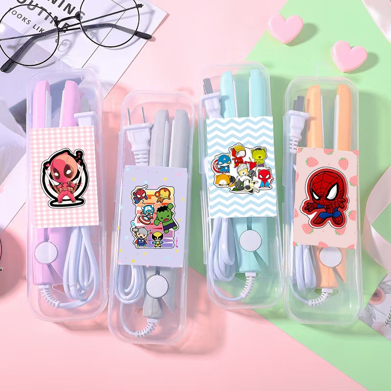 Máy là tóc trà sữa MLI2 cute stitch phi hành gia 12 cung hoàng đạo ngựa thần siêu anh hùng mèo may mắn gấu thỏ cherry