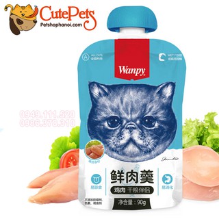 Súp thưởng Wanpy 90g dành cho mèo - Cutepets