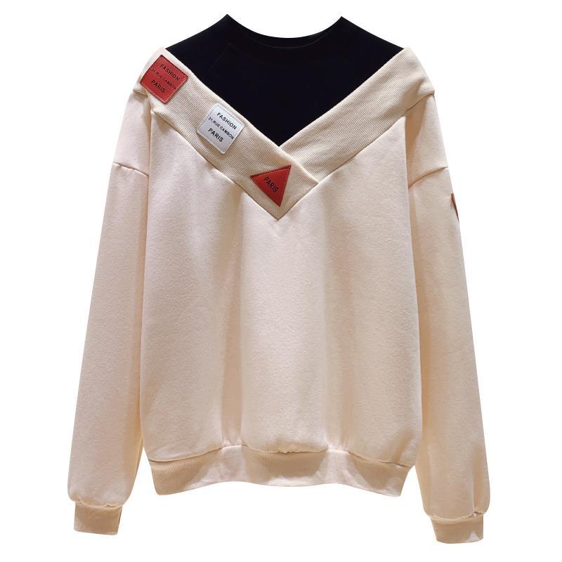 Áo len tay dài dáng rộng thời trang thu đông phong cách Hàn Quốc mới cho nữ