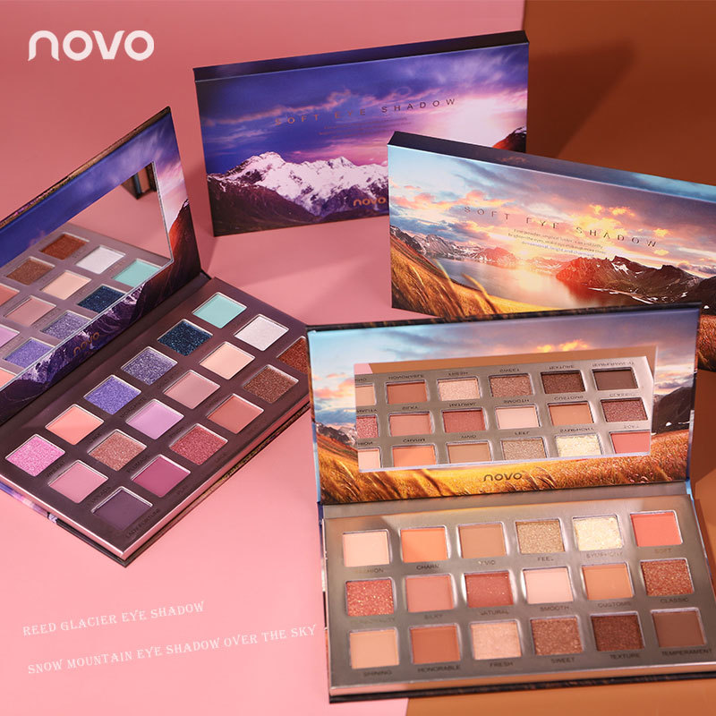 NOVO Reed Glacier Eyeshadow Palette Snow Mountain Eyeshadow on the Sky