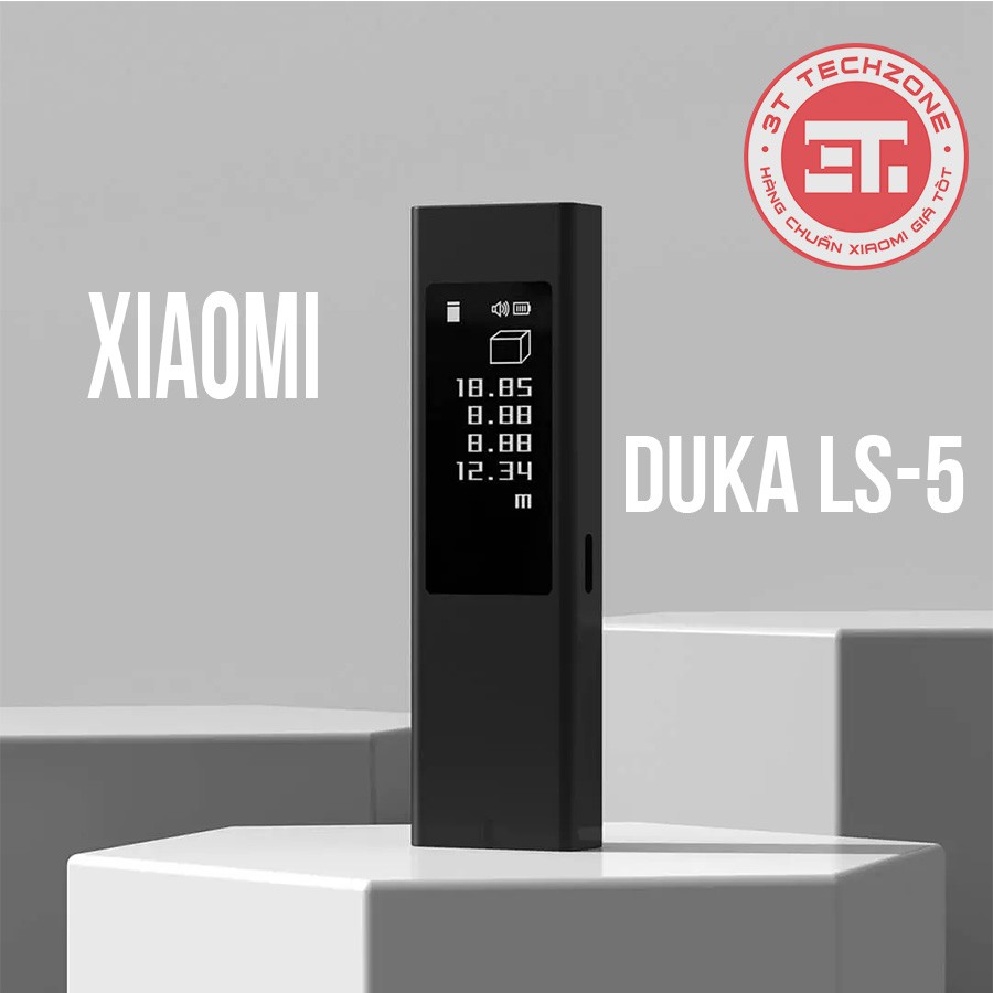 Thước đo laser Xiaomi Duka LS-5 mới nhất 2021 - Độ chính xác cao - màn hình cảm ứng oled