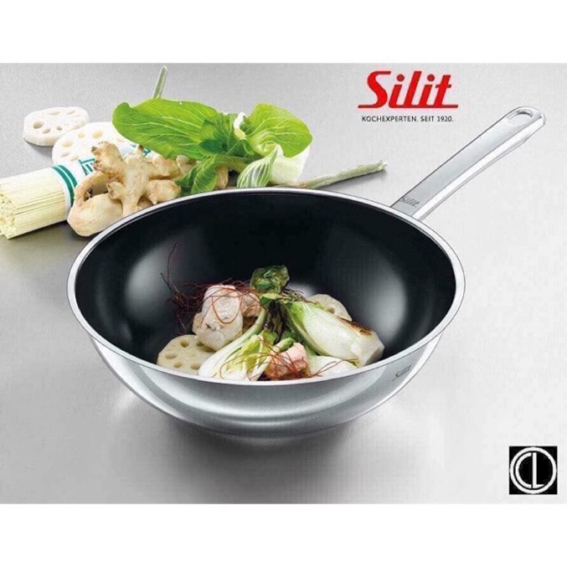 HÀNG ĐỨC🇩🇪CHẢO SÂU LÒNG SILIT WUHAN 28cm CHÍNH HÃNG TỪ ĐỨC- CHỐNG DÍNH CAO CẤP AN TOÀN CHO SỨC KHOẺ