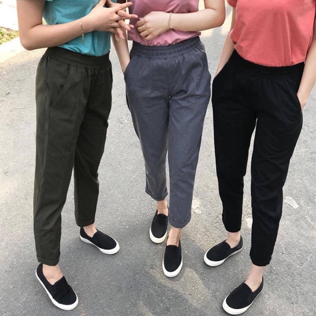 Quần baggy kaki
