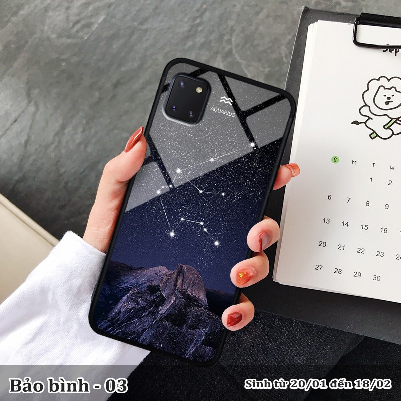 Ốp kính Samsung Note 10 Lite in cung hoàng đạo