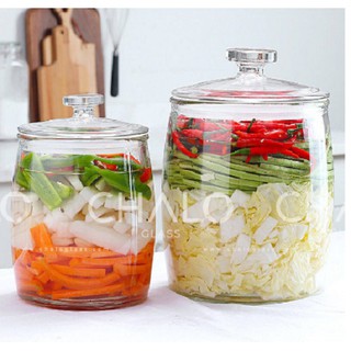 BÌNH THUỶ TINH MUỐI DƯA NẮP CÓ NÚM 4000ML