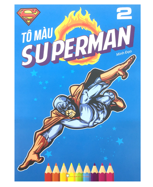 Sách - Tô Màu Superman (Tập 2)