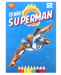 Sách - Tô Màu Superman (Tập 2)